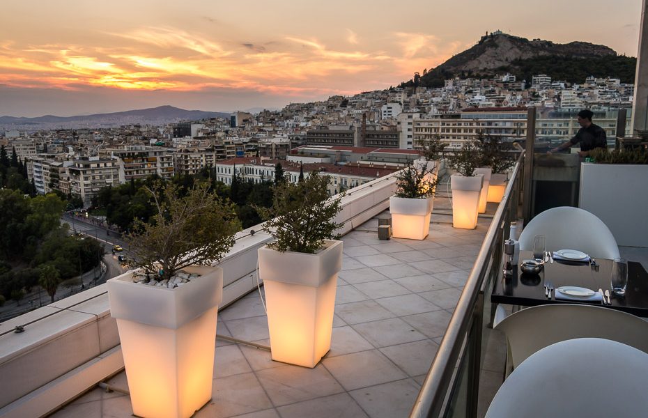 Galaxy bar Hilton Athens