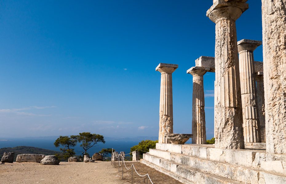 Aegina sala grieķijā