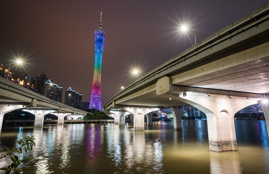 guandžou kantonas tornis