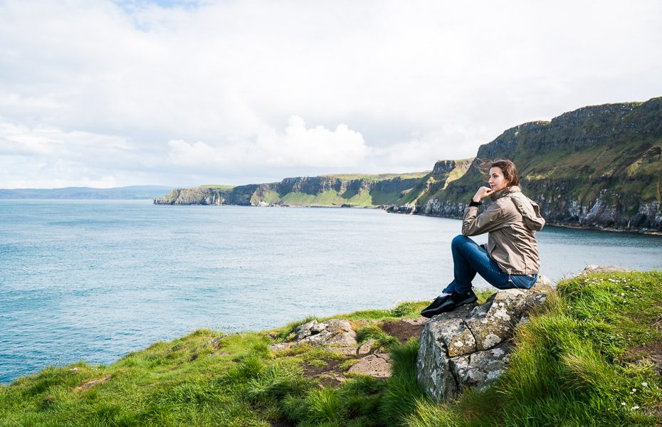 Alīna Andrušaite carrick a rede piekaramais virvju tilts ziemeļīrijā