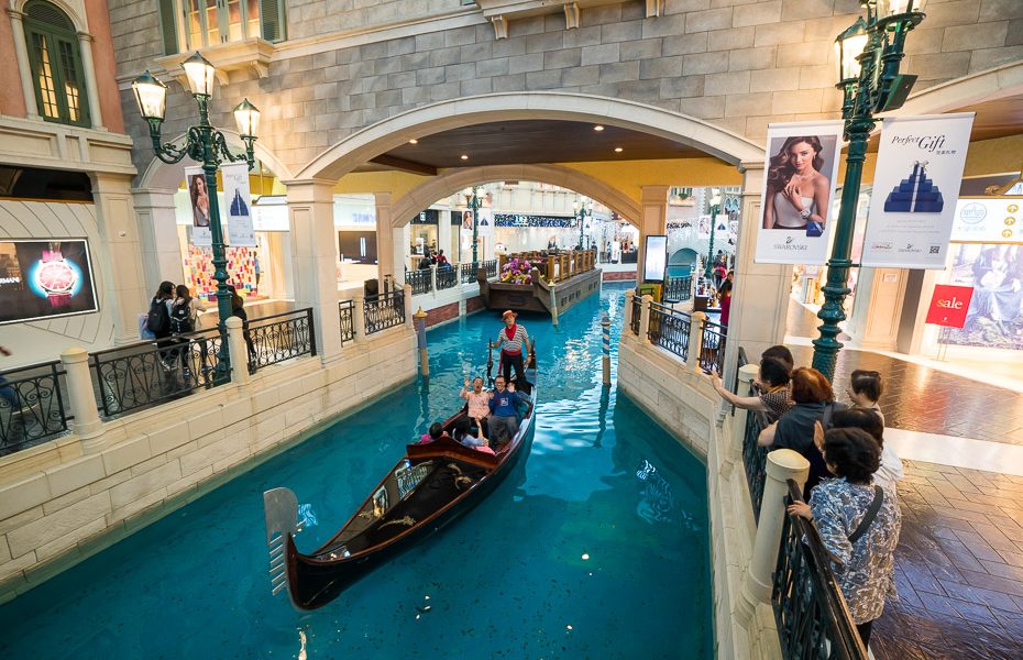 gondolieri makao the venetian kazino