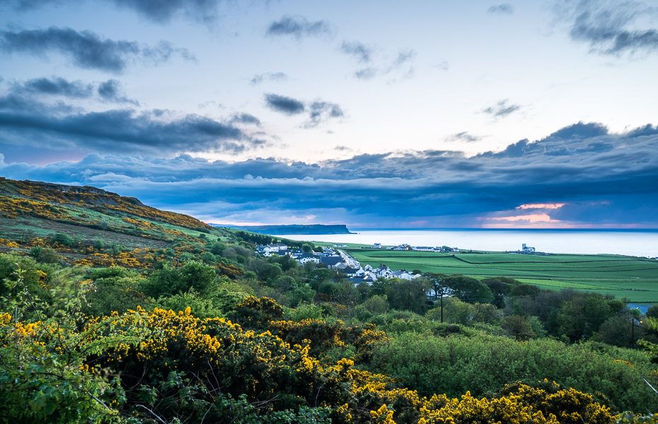 īrijas daba piekrastē