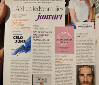 Grāmatas ieteikums žurnālā “Jauns OK”