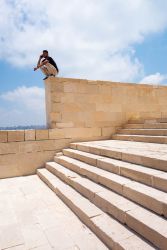 jauns ēģiptiešu vīrietis citadelē