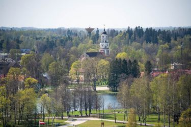 skats to tempļakalna skatu torņa alūksne