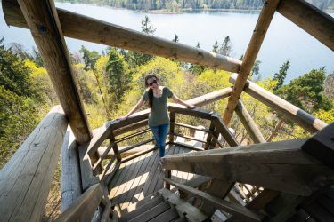 alūksnes tempļa kalna skatu tornis